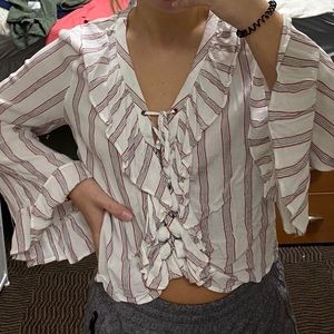 super cute striped like new American Eagle shirt !